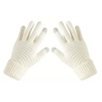 Soft Touchscreen Winter Gloves Elastic Cuff Knit for Cold Weather - A-1 Thread Vault