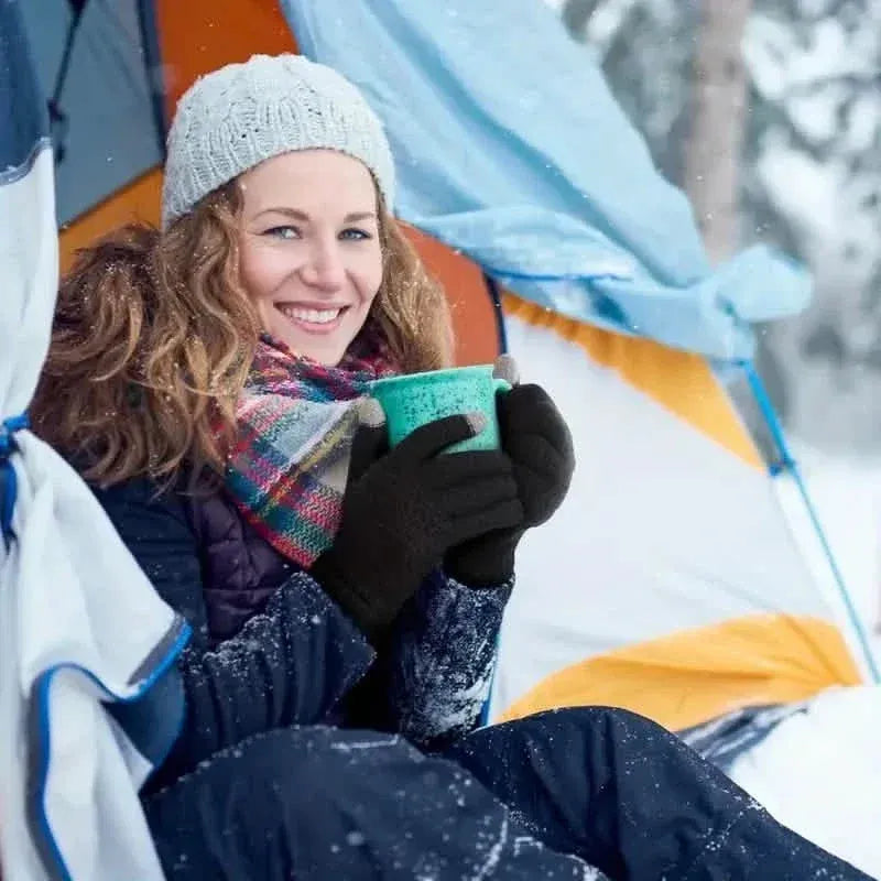 Soft Touchscreen Winter Gloves Elastic Cuff Knit for Cold Weather - A-1 Thread Vault