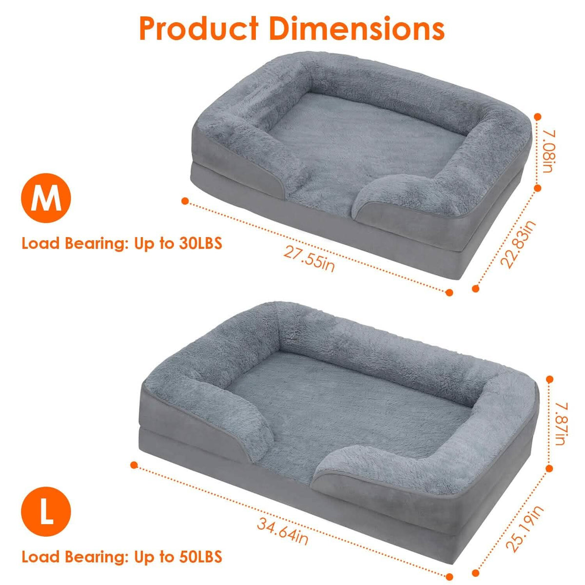 Soft Warm Plush Puppy Cozy Nest Sofa Non-Slip Bed Cushion Mat - A-1 Thread Vault
