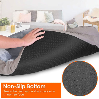 Soft Warm Plush Puppy Cozy Nest Sofa Non-Slip Bed Cushion Mat - A-1 Thread Vault