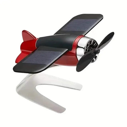 Solar Airplane Creative Car Decoration - A-1 Thread Vault
