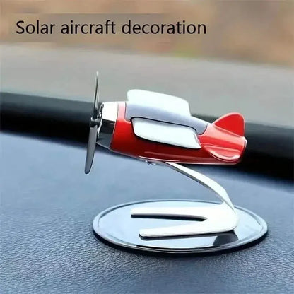 Solar Airplane Creative Car Decoration - A-1 Thread Vault