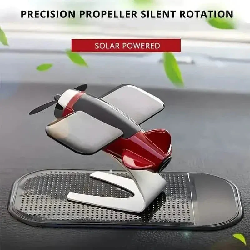 Solar Airplane Creative Car Decoration - A-1 Thread Vault