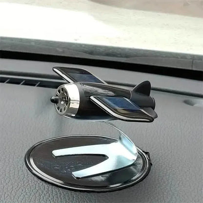 Solar Airplane Creative Car Decoration - A-1 Thread Vault