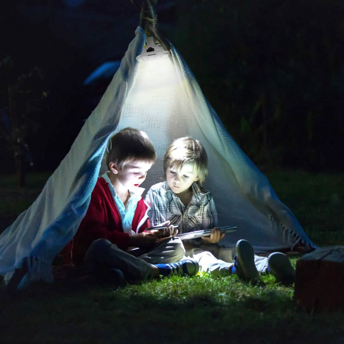 Solar Camping Light Hanging LED Bulb Lamp - A-1 Thread Vault