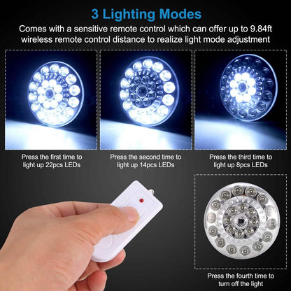 Solar Camping Light Hanging LED Bulb Lamp - A-1 Thread Vault