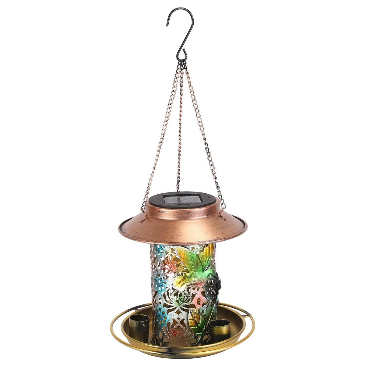Solar Decorative Hanging Bird Feeder Lantern - A-1 Thread Vault