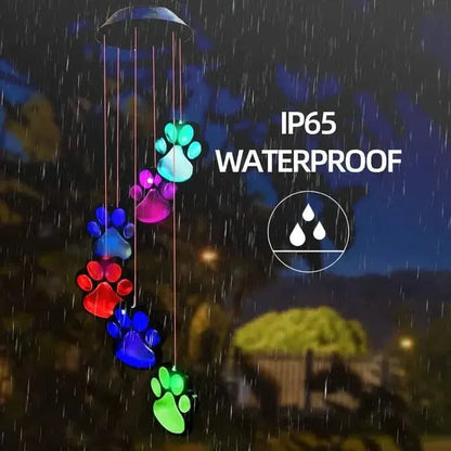 Solar Dog Claw Wind Chime Light - A-1 Thread Vault