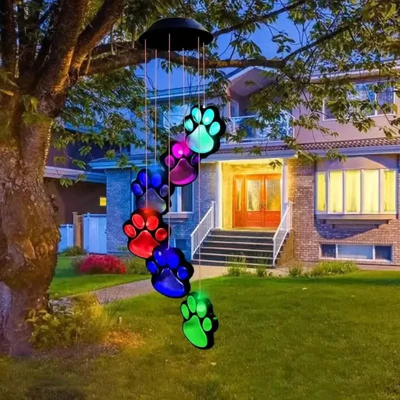 Solar Dog Claw Wind Chime Light - A-1 Thread Vault