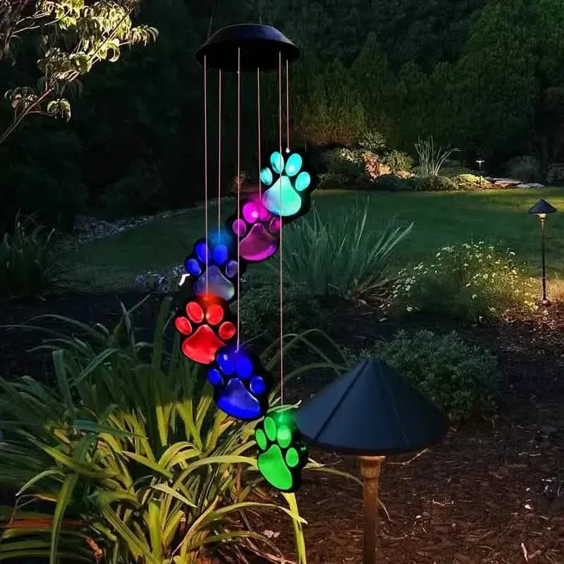 Solar Dog Claw Wind Chime Light - A-1 Thread Vault