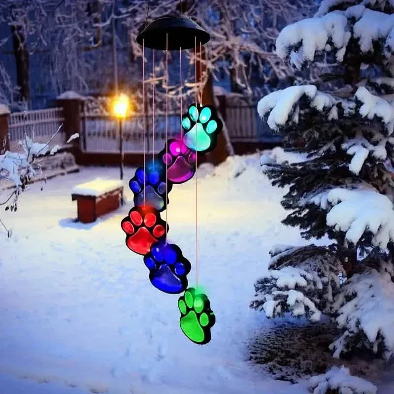 Solar Dog Claw Wind Chime Light - A-1 Thread Vault
