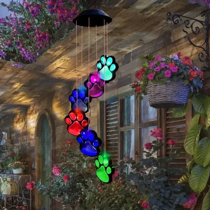 Solar Dog Claw Wind Chime Light - A-1 Thread Vault