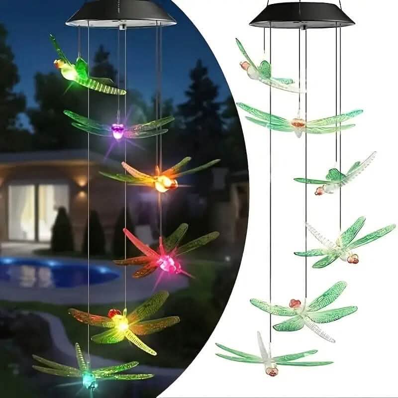 Solar Dragonfly Wind Chimes Lights - A-1 Thread Vault