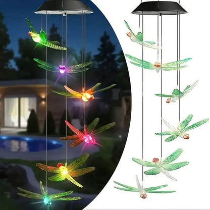Solar Dragonfly Wind Chimes Lights - A-1 Thread Vault