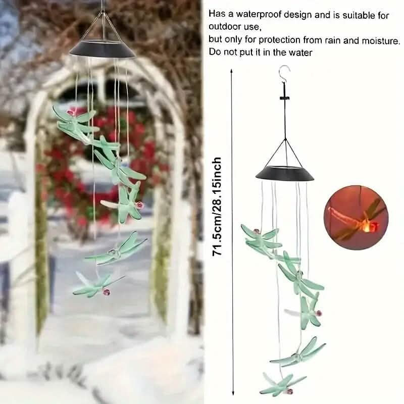 Solar Dragonfly Wind Chimes Lights - A-1 Thread Vault