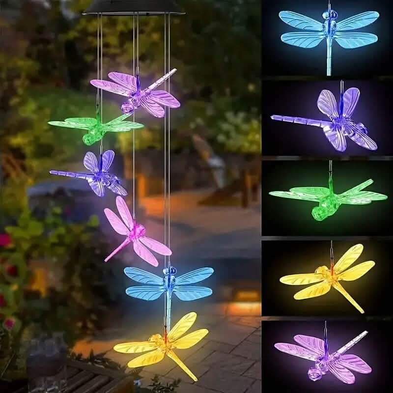 Solar Dragonfly Wind Chimes Lights - A-1 Thread Vault