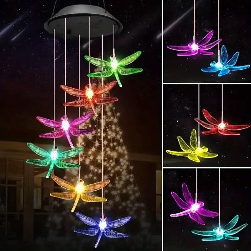 Solar Dragonfly Wind Chimes Lights - A-1 Thread Vault