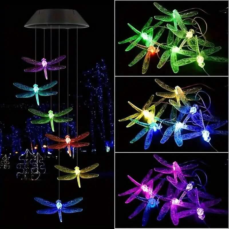 Solar Dragonfly Wind Chimes Lights - A-1 Thread Vault