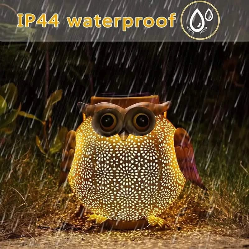 Solar Garden Hanging Light Owl Pattern - A-1 Thread Vault