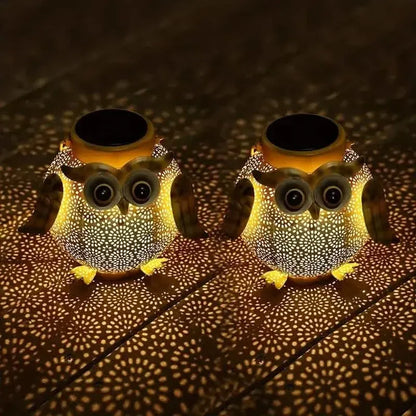 Solar Garden Hanging Light Owl Pattern - A-1 Thread Vault
