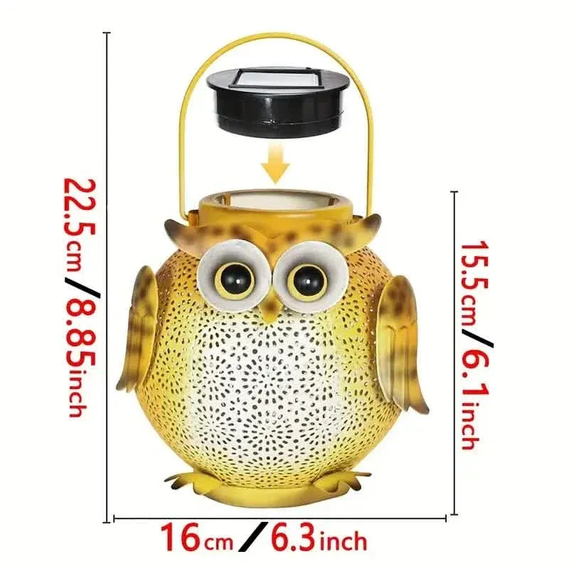 Solar Garden Hanging Light Owl Pattern - A-1 Thread Vault