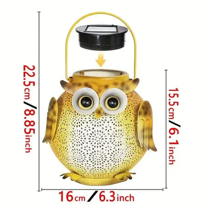 Solar Garden Hanging Light Owl Pattern - A-1 Thread Vault