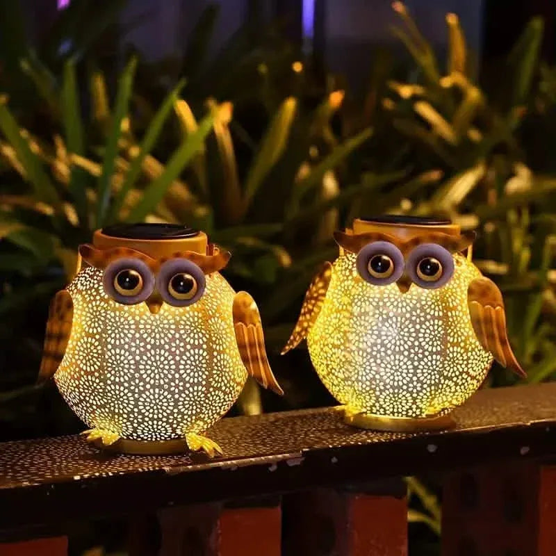 Solar Garden Hanging Light Owl Pattern - A-1 Thread Vault