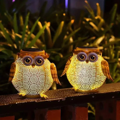 Solar Garden Hanging Light Owl Pattern - A-1 Thread Vault