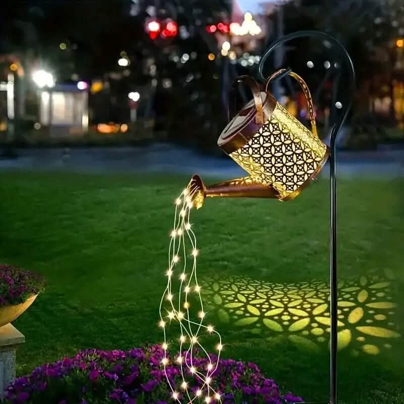 Solar LED Watering Can String Lights - A-1 Thread Vault