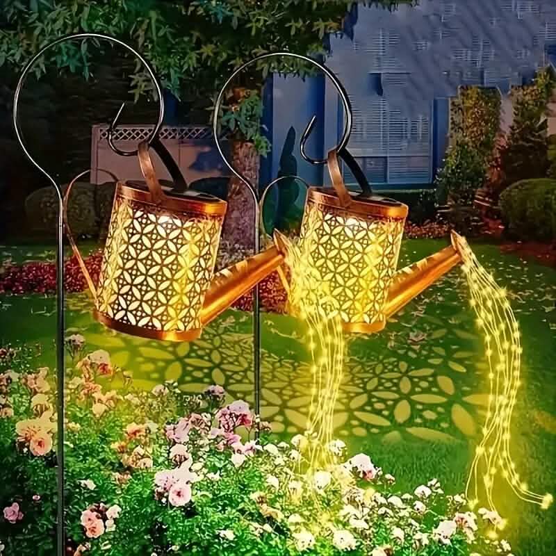 Solar LED Watering Can String Lights - A-1 Thread Vault