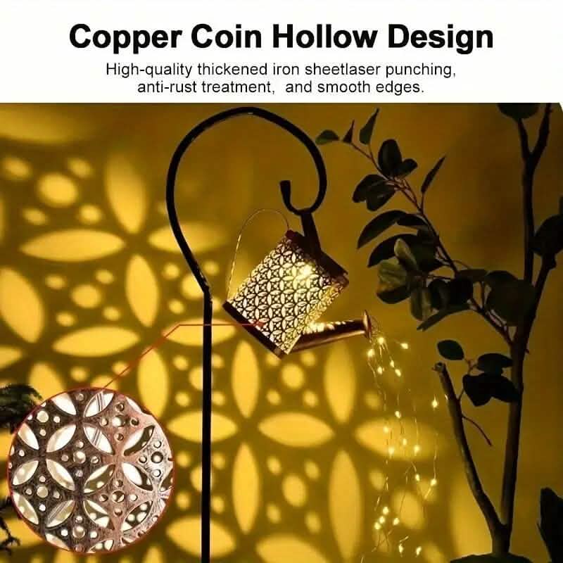 Solar LED Watering Can String Lights - A-1 Thread Vault