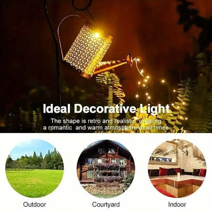 Solar LED Watering Can String Lights - A-1 Thread Vault