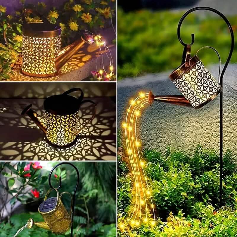 Solar LED Watering Can String Lights - A-1 Thread Vault