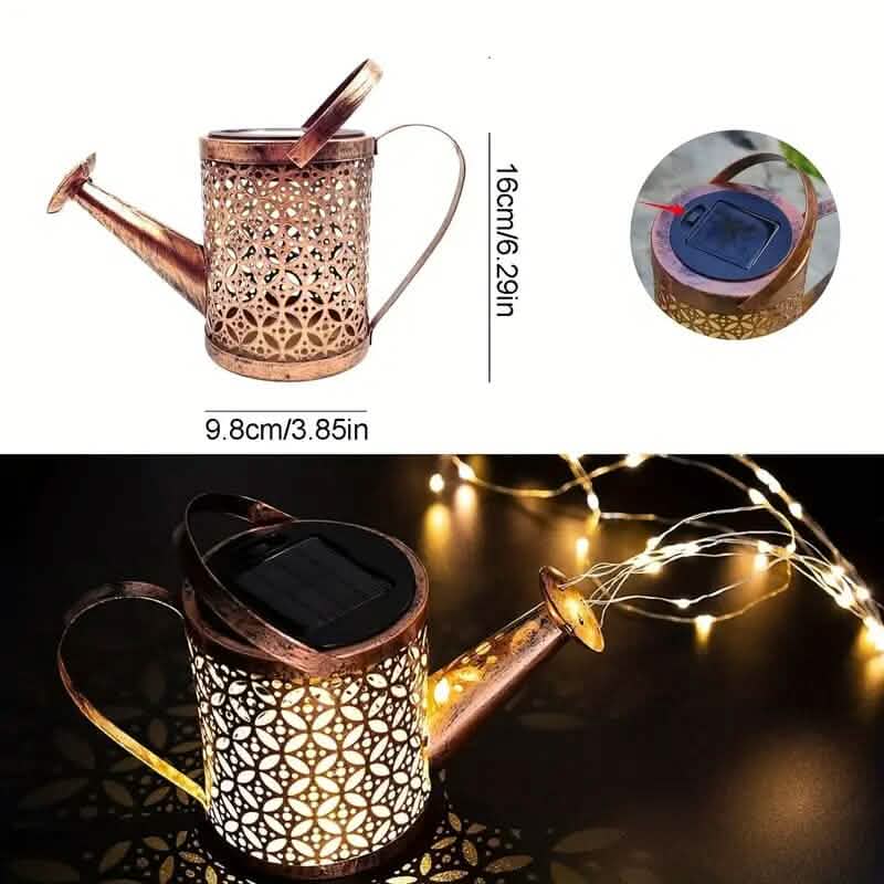 Solar LED Watering Can String Lights - A-1 Thread Vault
