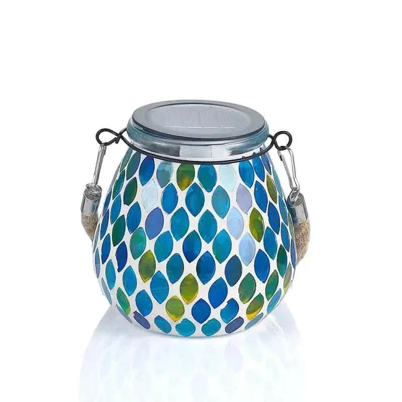 Solar Outdoor Mosaic Lantern - A-1 Thread Vault