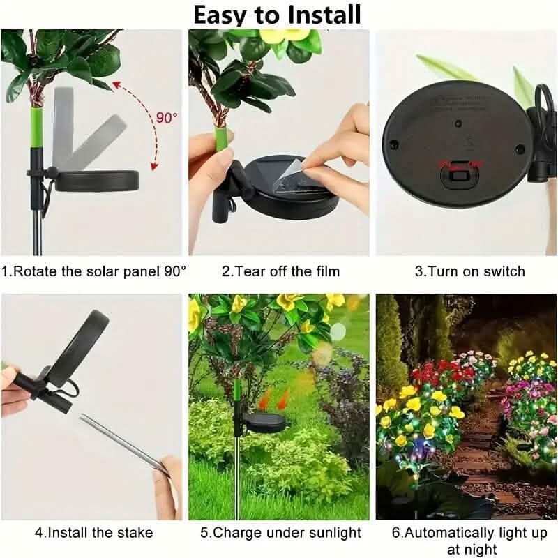 Solar-Powered Camellia Tree Lights - A-1 Thread Vault