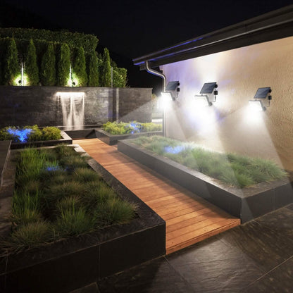 Solar Powered Flood Light Solar IP65 Waterproof Motion Sensor with Remote - A-1 Thread Vault