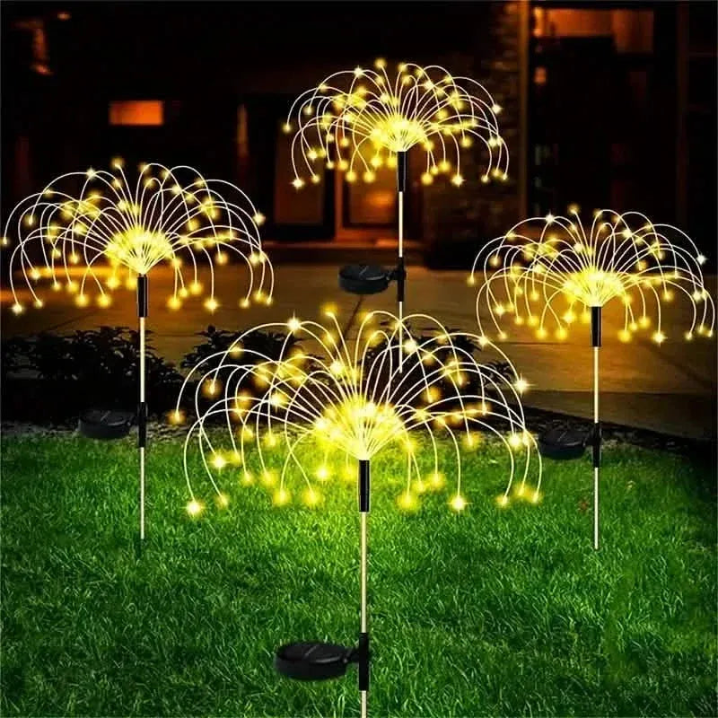 Solar-Powered Garden Lights with 60 LED and 8 Lighting Modes - A-1 Thread Vault