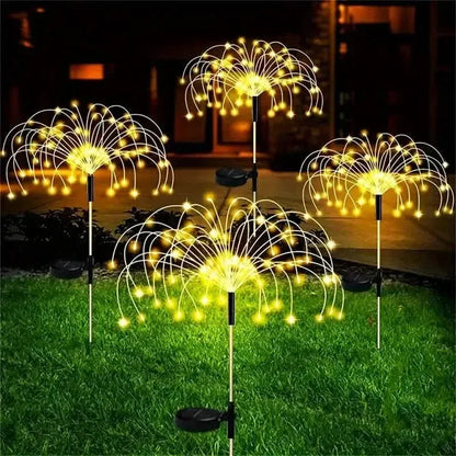Solar-Powered Garden Lights with 60 LED and 8 Lighting Modes - A-1 Thread Vault