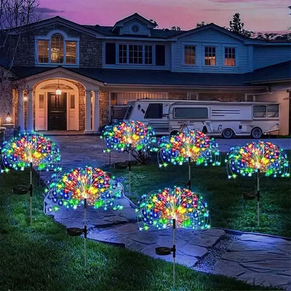 Solar-Powered Garden Lights with 60 LED and 8 Lighting Modes - A-1 Thread Vault