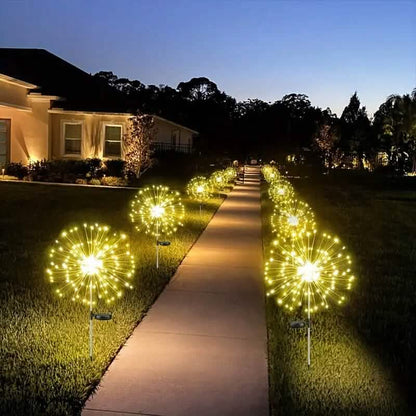 Solar-Powered Garden Lights with 60 LED and 8 Lighting Modes - A-1 Thread Vault