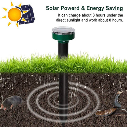 Solar Powered Mole Repeller - A-1 Thread Vault
