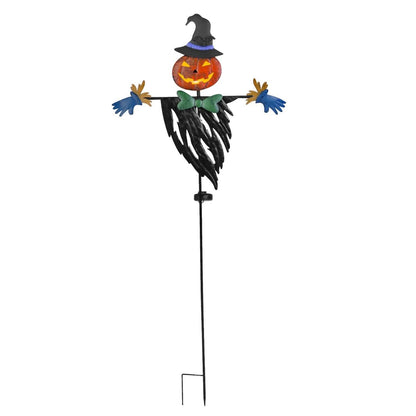 Solar Powered Scarecrow Shape Stake Light Halloween Decoration - A-1 Thread Vault