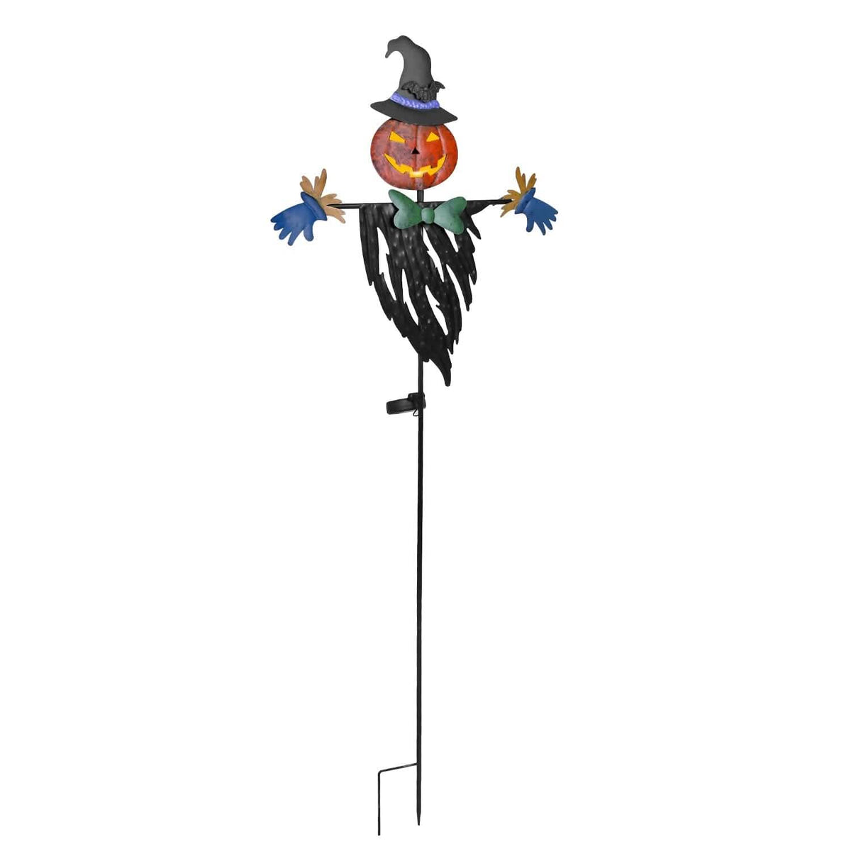 Solar Powered Scarecrow Shape Stake Light Halloween Decoration - A-1 Thread Vault