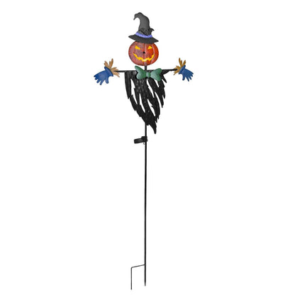 Solar Powered Scarecrow Shape Stake Light Halloween Decoration - A-1 Thread Vault