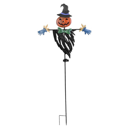 Solar Powered Scarecrow Shape Stake Light Halloween Decoration - A-1 Thread Vault