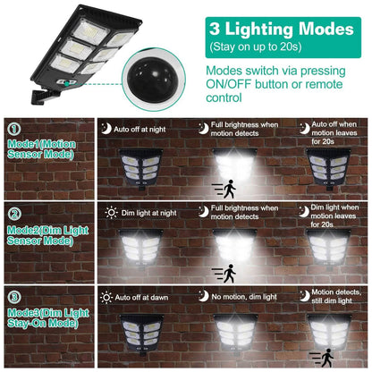 Solar Powered Wall Light Beads PIR Motion Sensor - A-1 Thread Vault