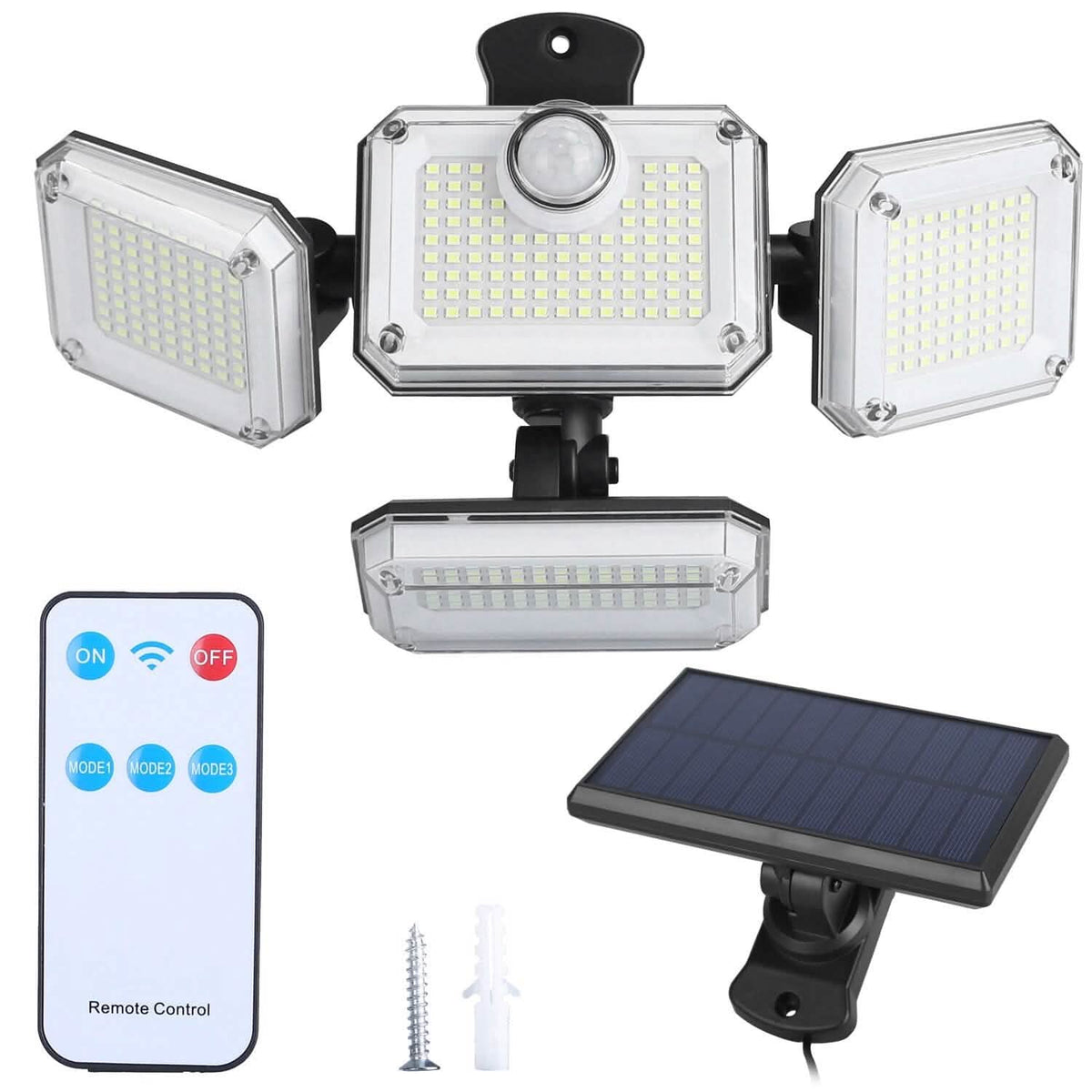 Solar Powered Wall Lights Outdoor Motion Sensor Lamps - A-1 Thread Vault