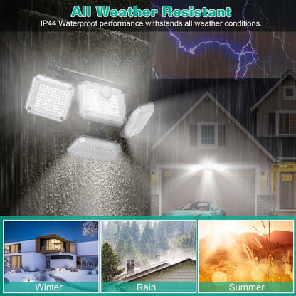 Solar Powered Wall Lights Outdoor Motion Sensor Lamps - A-1 Thread Vault