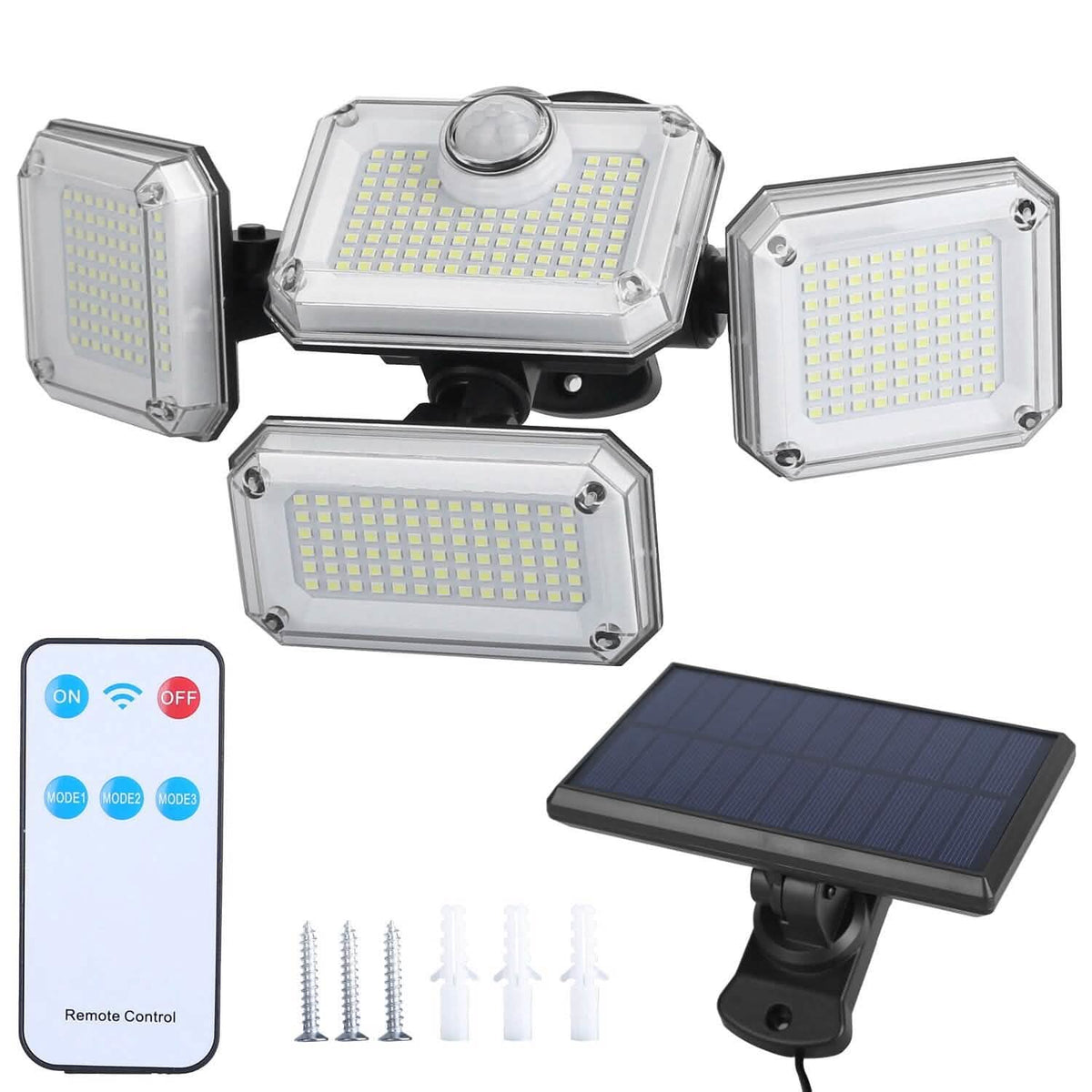 Solar Powered Wall Lights Outdoor Motion Sensor Lamps - A-1 Thread Vault